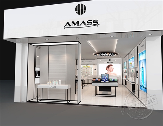 榆林AMASS日化专柜制作案例