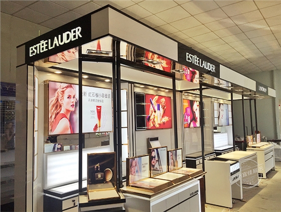 烤漆化妆品展柜