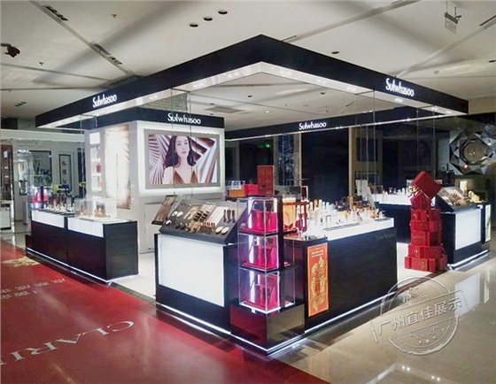 彩妆化妆品展示柜厂