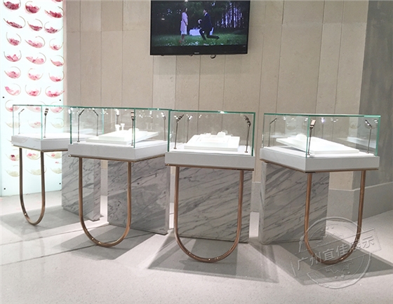 玫瑰金展柜厂家
