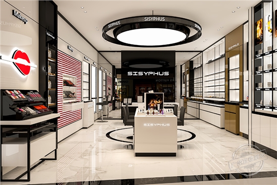 化妆品柜台展示厂家
