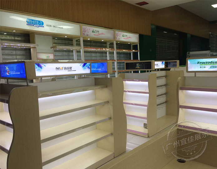 化妆品展柜安装