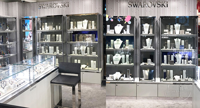 施华洛世奇珠宝展柜