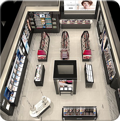 集合店化妆品展柜