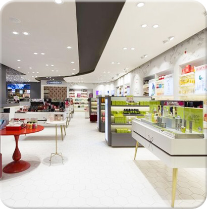 店铺化妆品展柜