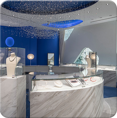 大理石饰面板珠宝展柜
