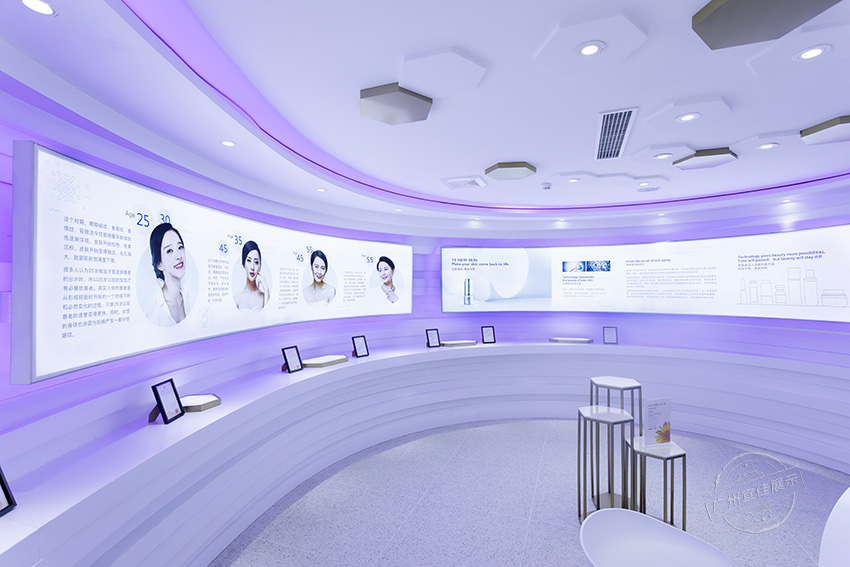 医疗美容会所展厅展柜