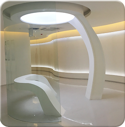 医学办公室展厅展柜制作