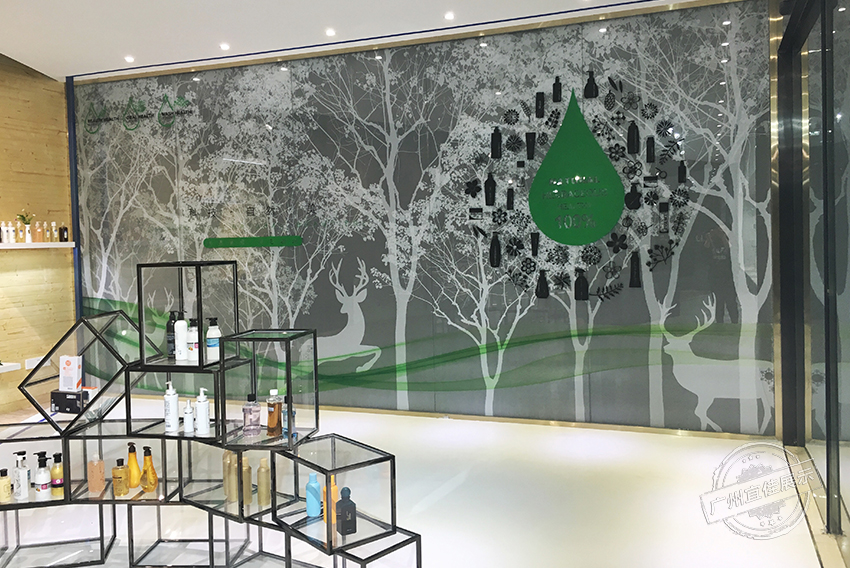 化妆品展示厅展柜