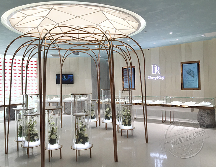 珠宝展示柜台设计