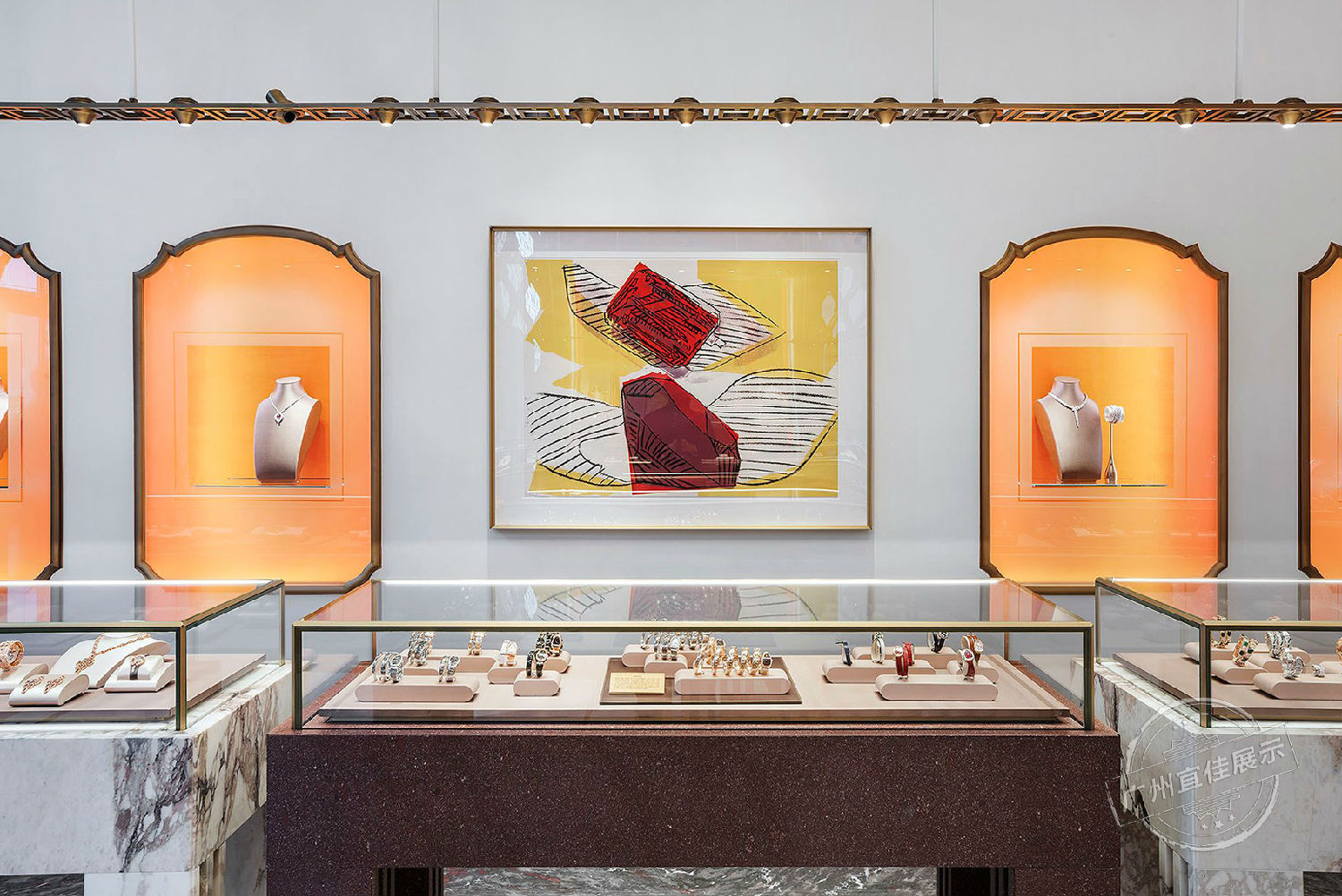 BVLGARI  珠宝展示柜