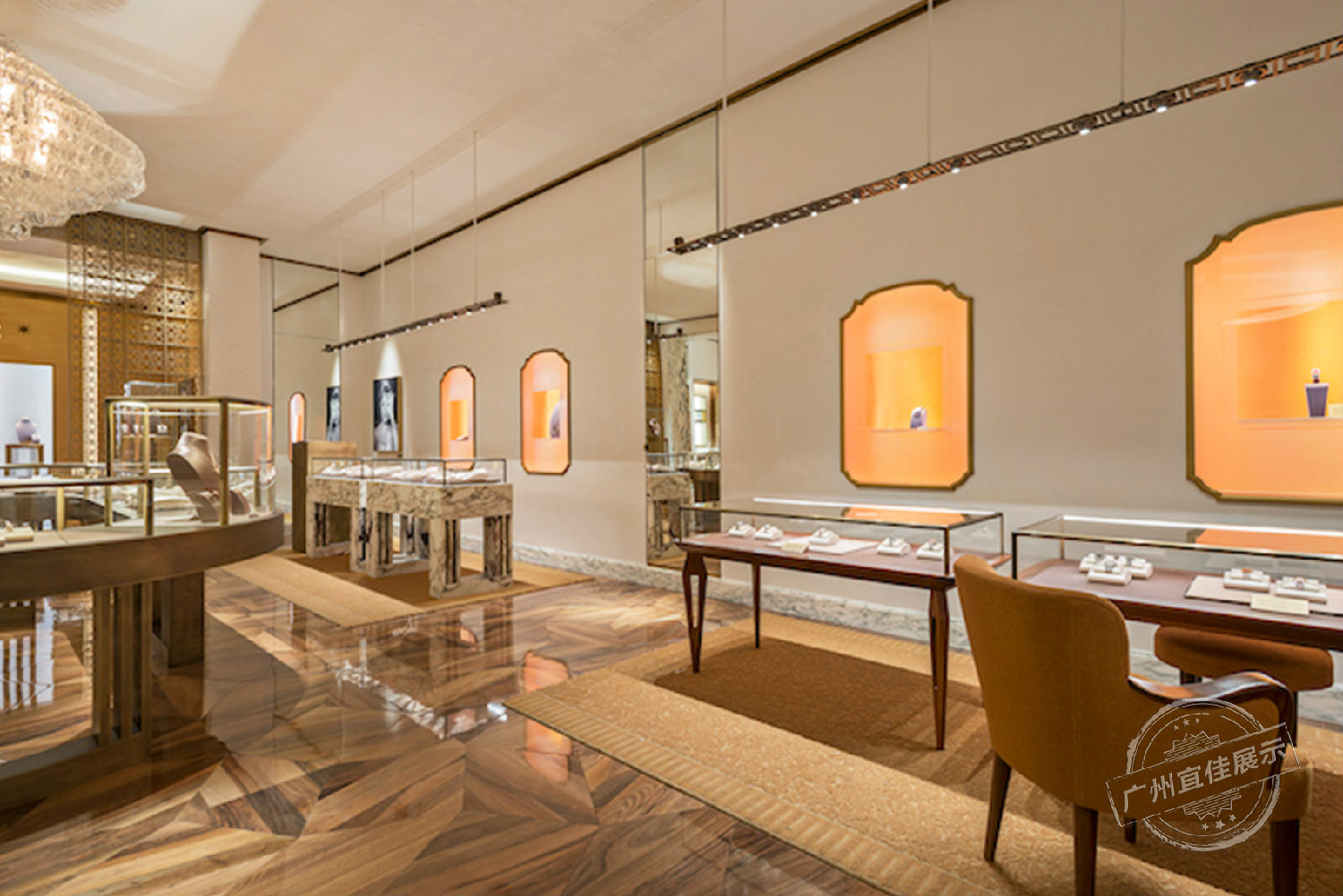 宝格丽 珠宝展柜