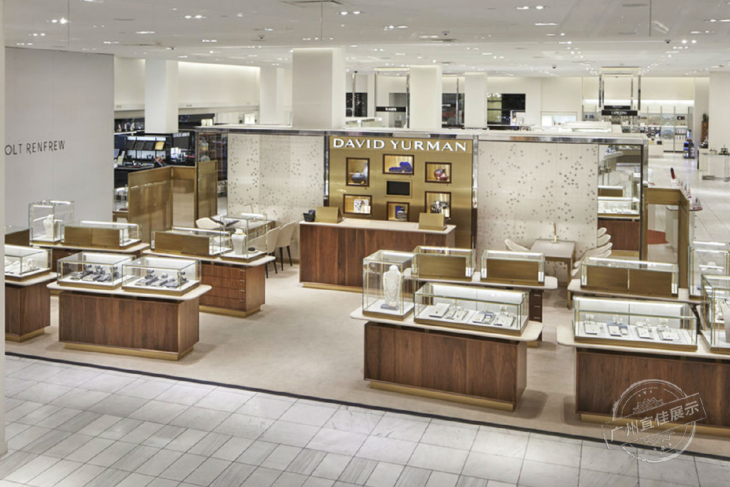David Yurman 珠宝展柜