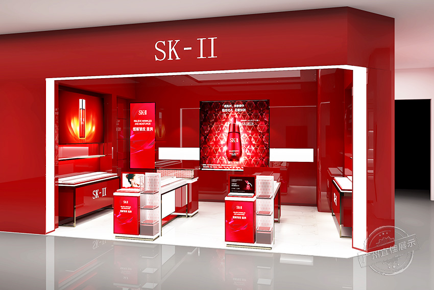 SK-II 护肤品展柜