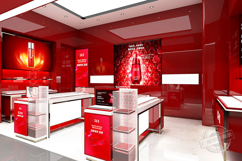 SK-II 护肤品展柜