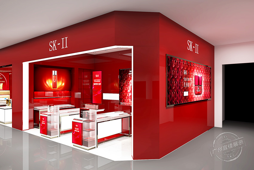 SK-II 护肤品展柜