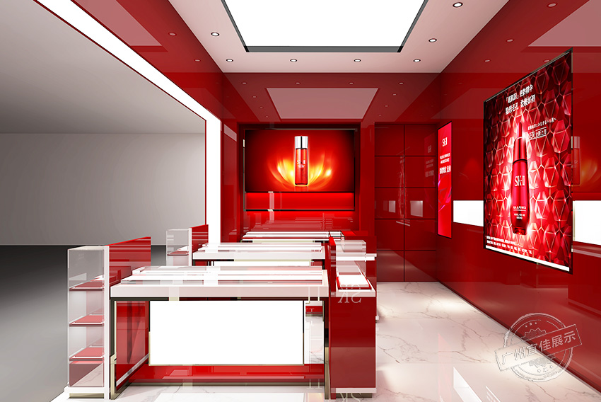 SK-II 护肤品展柜