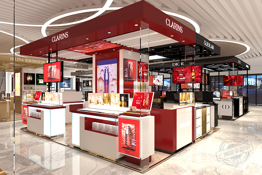 Clarins娇韵诗 化妆品展柜