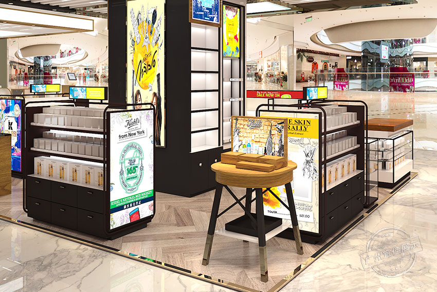 科颜氏Kiehl's 化妆品展示柜