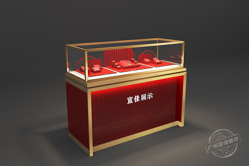复古风珠宝展柜