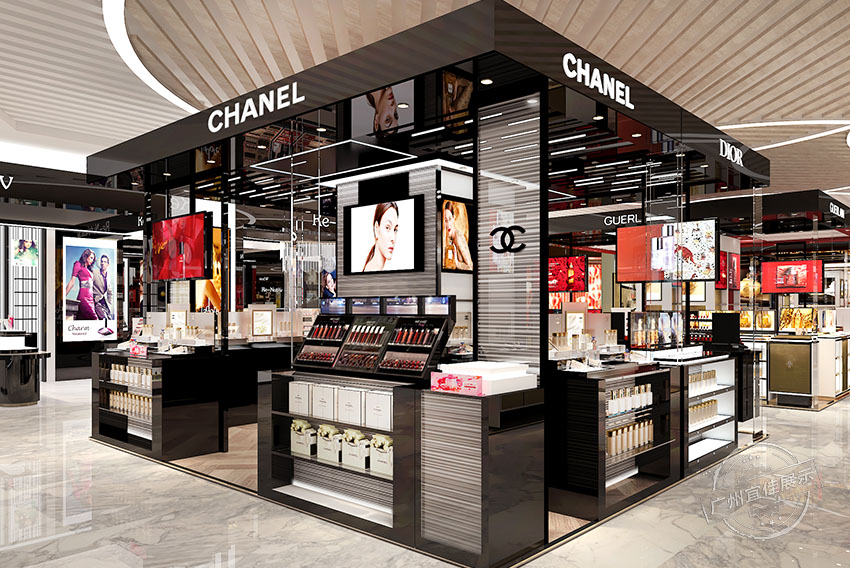 香奈儿CHANEL 化妆品展柜