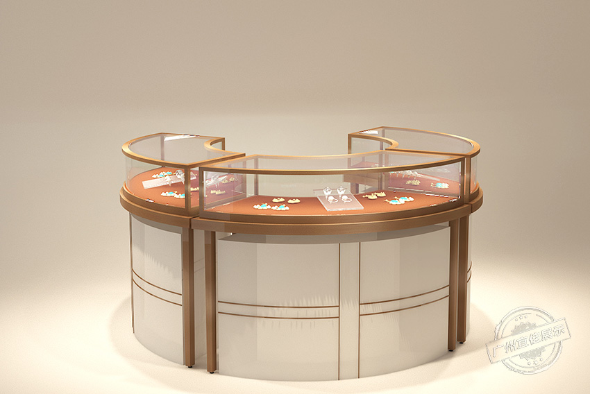 钛金珠宝展柜