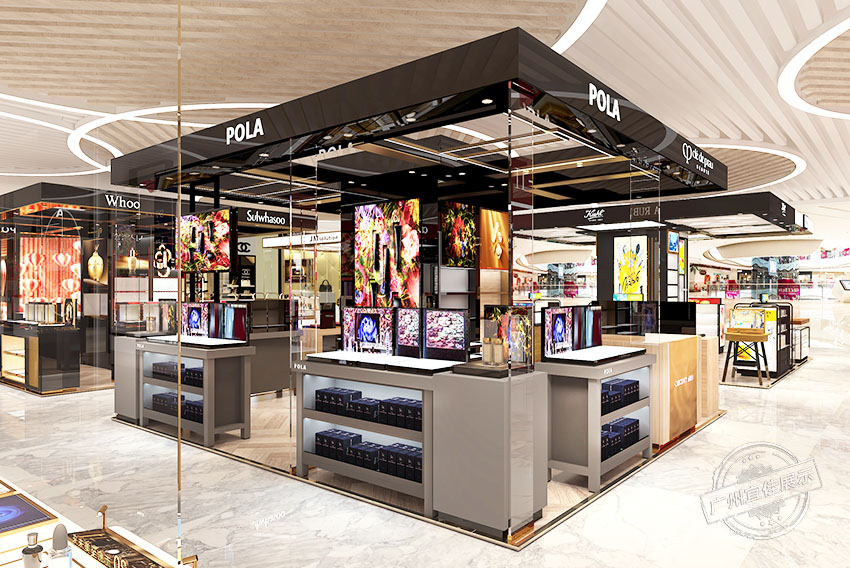 化妆品店面展示柜