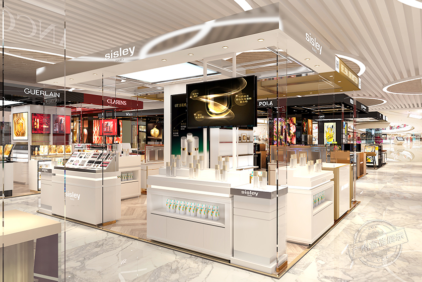 Sisley 化妆品展柜