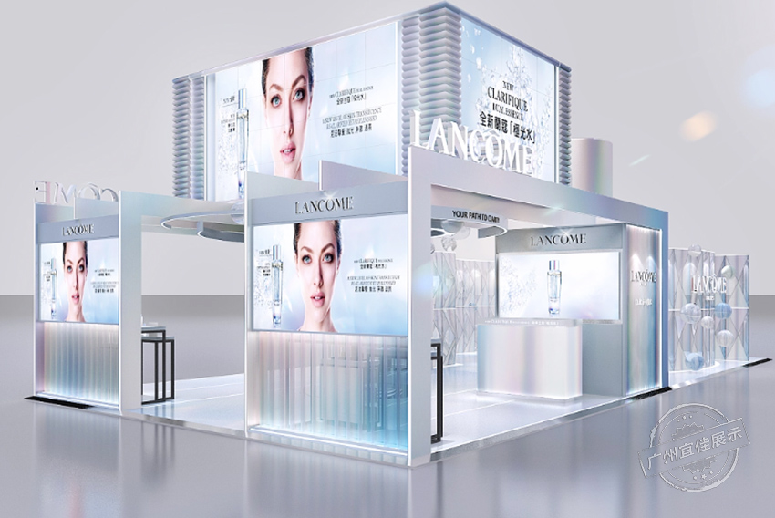 LANCOME兰蔻 快闪店化妆品展柜