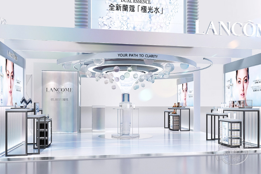 LANCOME兰蔻 快闪店化妆品展柜