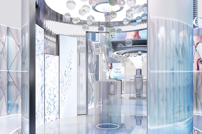 LANCOME兰蔻 快闪店化妆品展柜