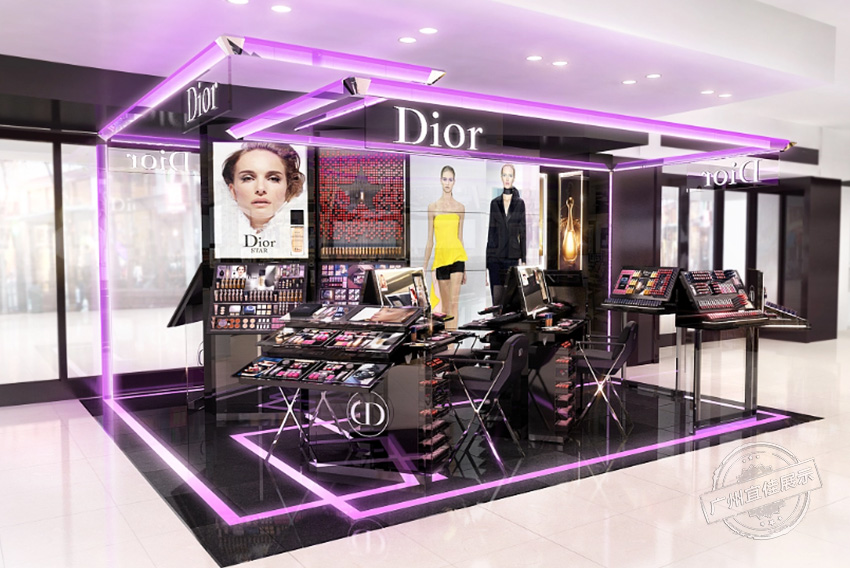 DIOR快闪店 化妆品展柜