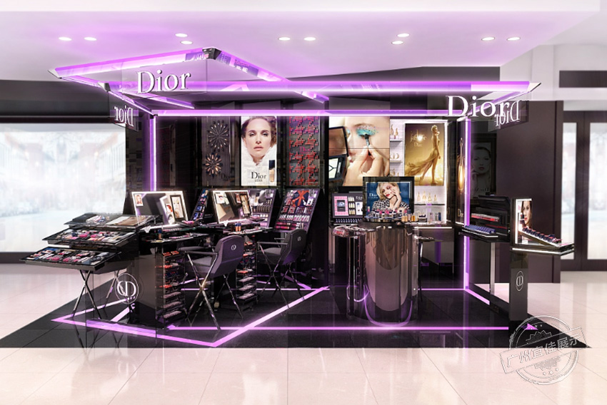 DIOR快闪店 化妆品展柜