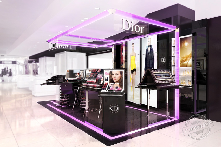 DIOR快闪店 化妆品展柜