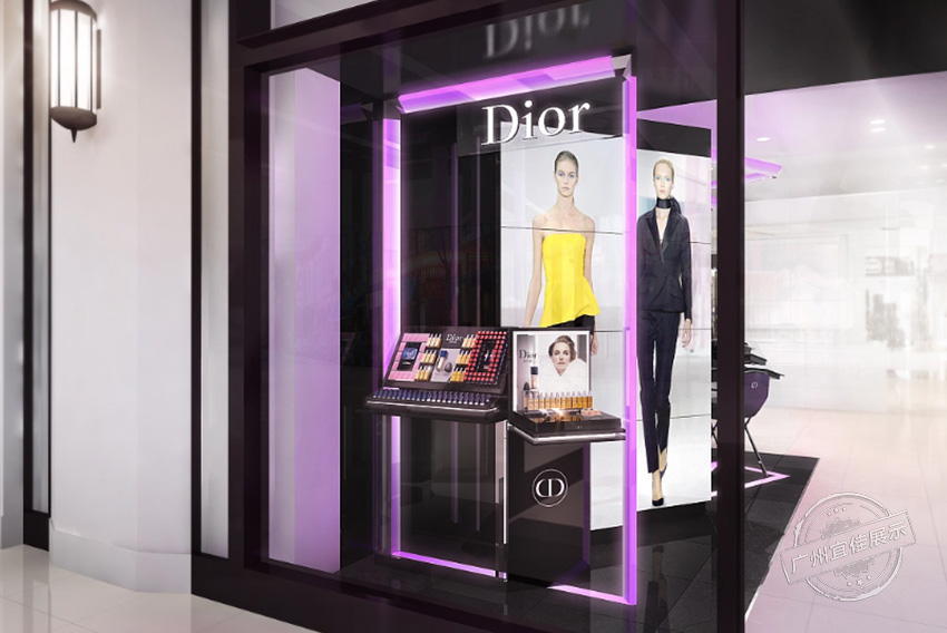 DIOR快闪店 化妆品展柜
