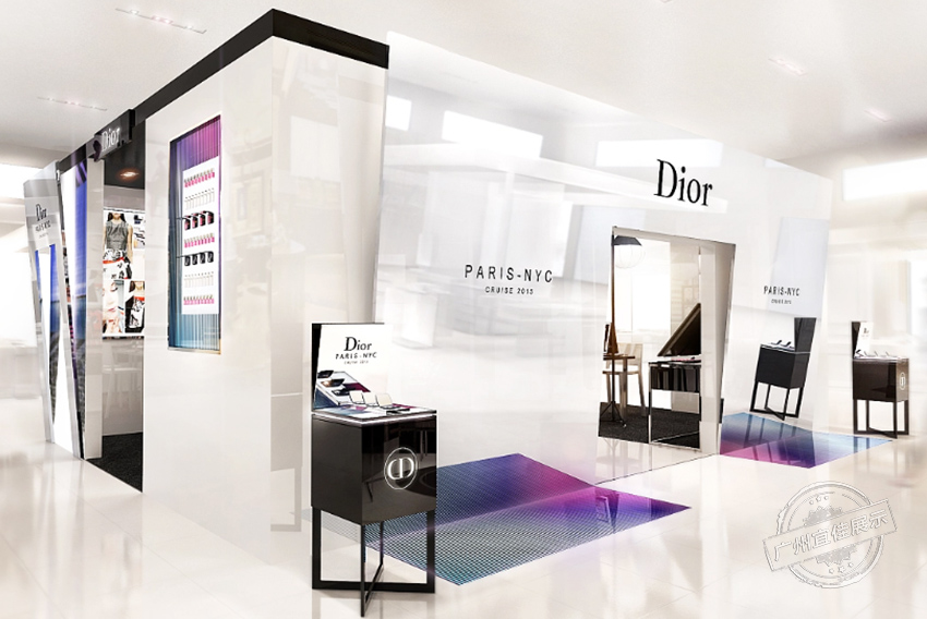 DIOR 中岛烤漆化妆品展柜