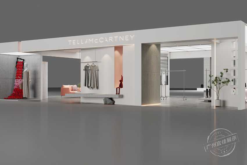 Stella Mccartney 快闪店服装展柜