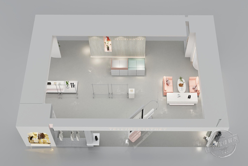 Stella Mccartney 快闪店服装展柜