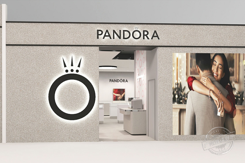 潘多拉PANDORA 珠宝展柜（厦门SM新生活广场店）