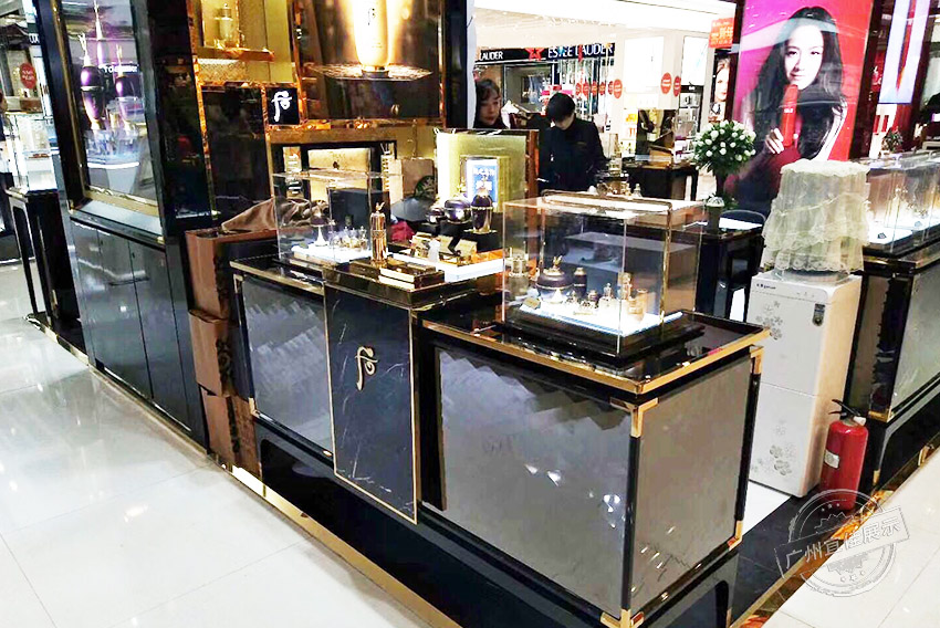 whoo后专柜 化妆品展柜