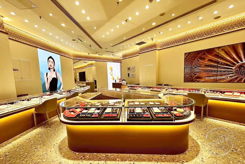 潮宏基 珠宝展柜定制