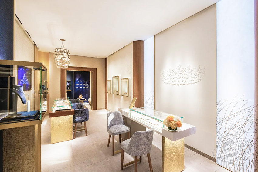 CHAUMET 珠宝展示柜