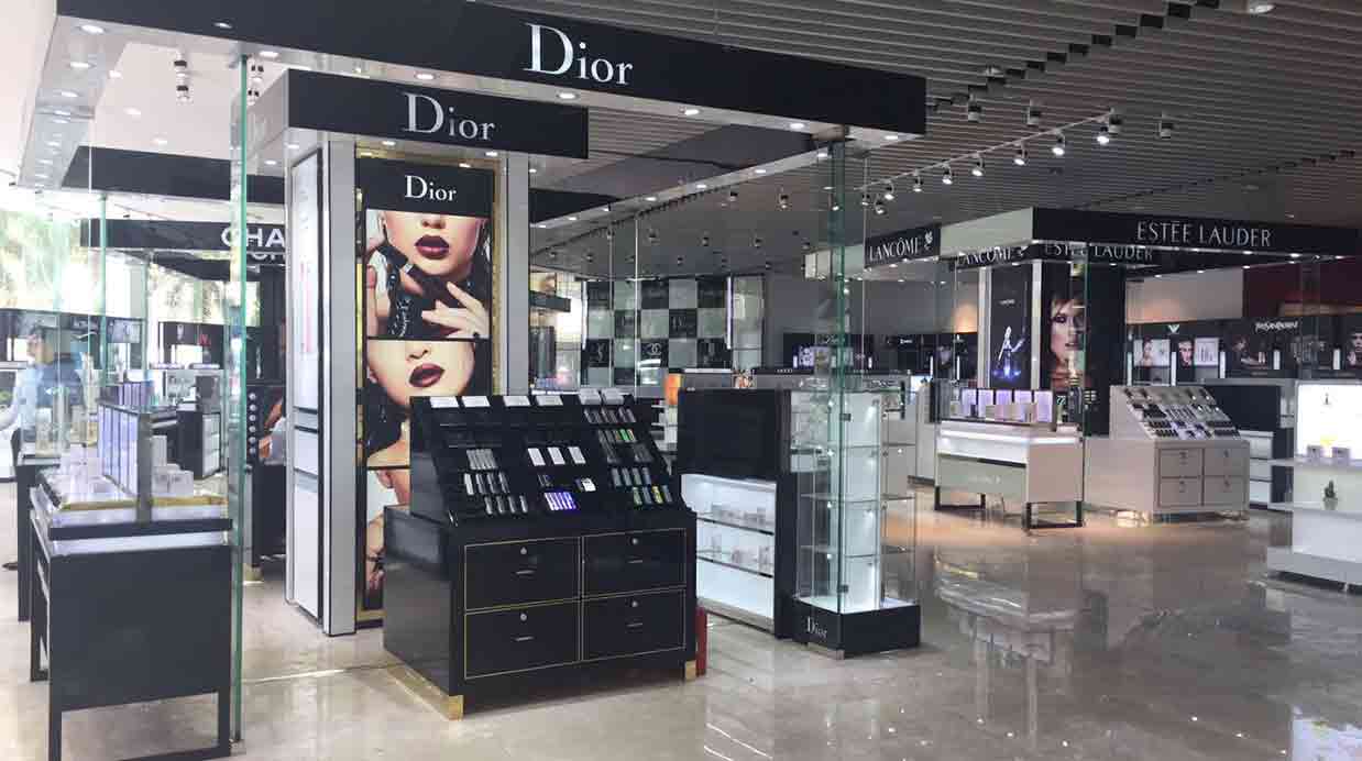 免税店展柜 安装完成案例