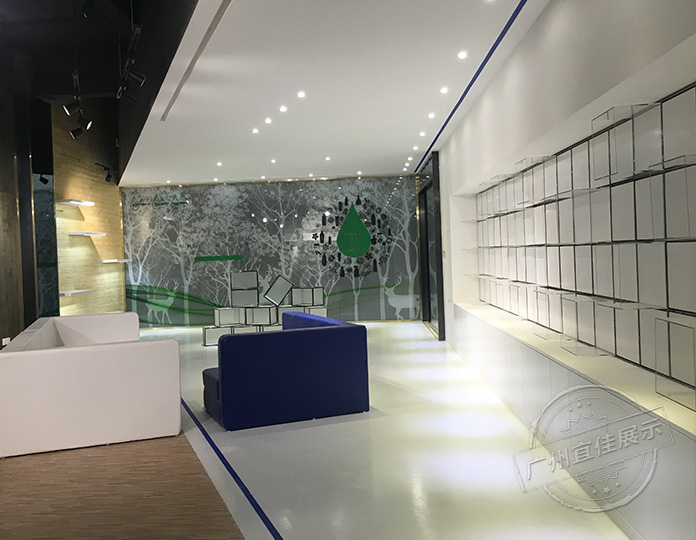 化妆品展示厅展柜
