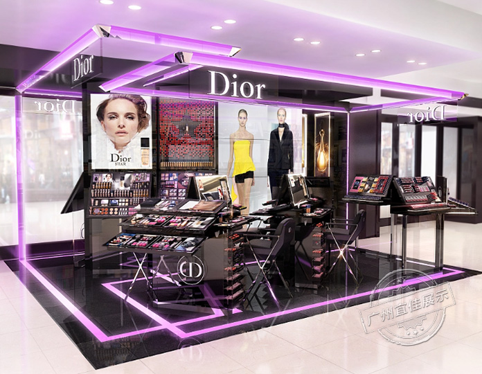 DIOR快闪店 化妆品展柜