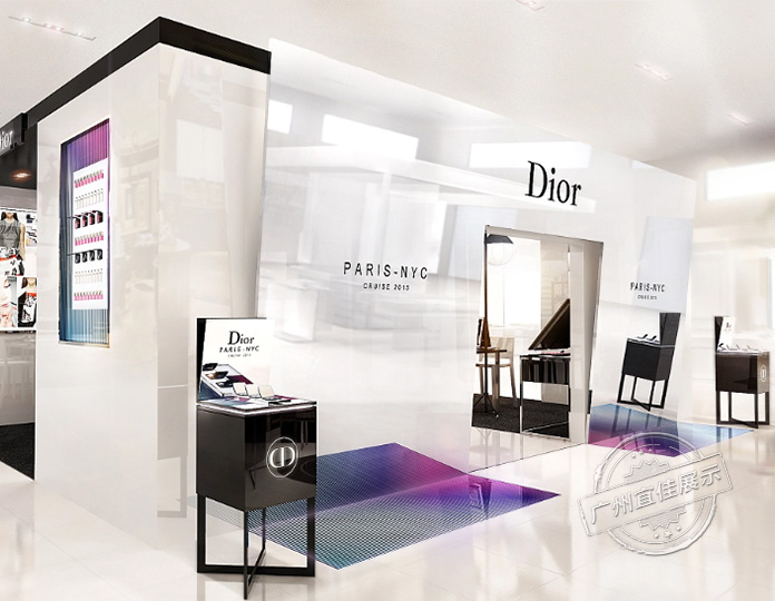 DIOR 中岛烤漆化妆品展柜