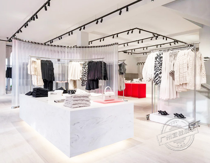 H&M 服装展柜